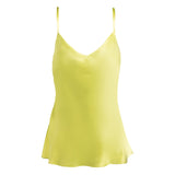lola silk camisole in citron