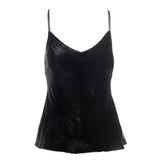 josephine silk velvet camisole in noire