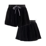 josephine velvet camisole & short set in noire