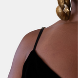 josephine silk velvet camisole in noire