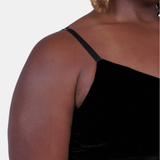 josephine silk velvet camisole in noire