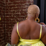 lola silk camisole & short set in citron