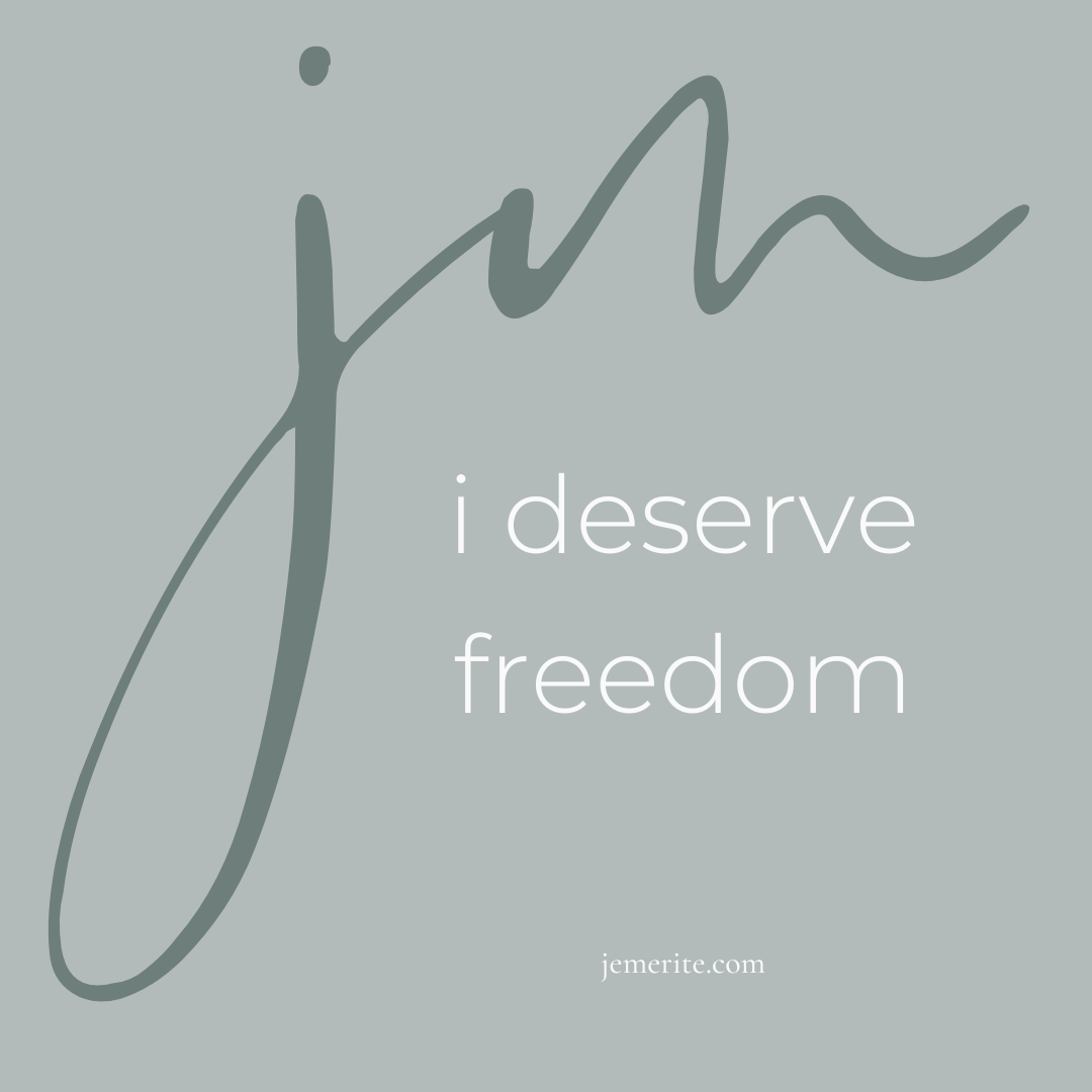 I Deserve Freedom (Je Mérite La Liberté)