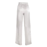 silk tuxedo pant in argento
