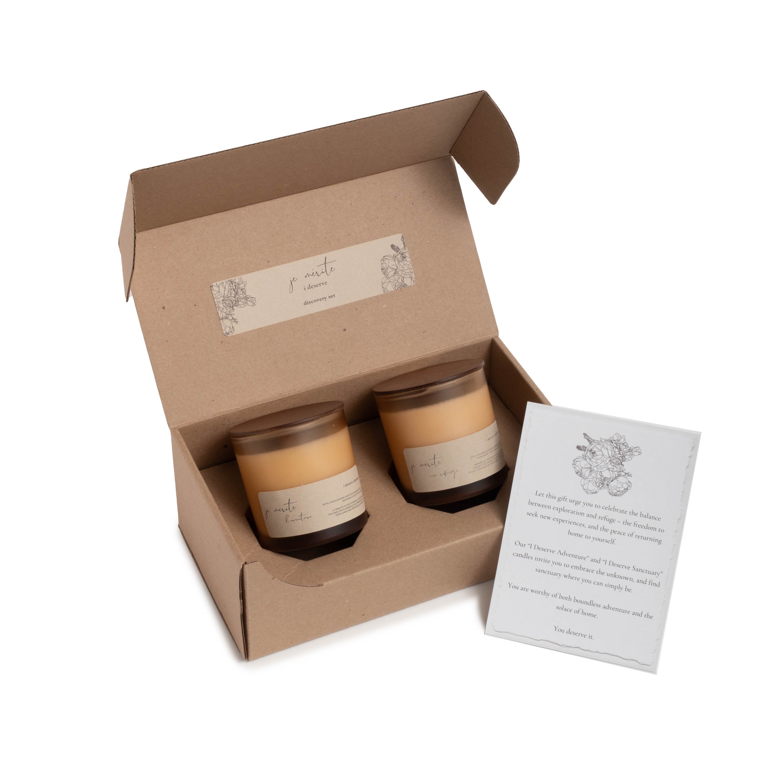 JE MÉRITE AROMATHERAPY DUOS - 8 OZ