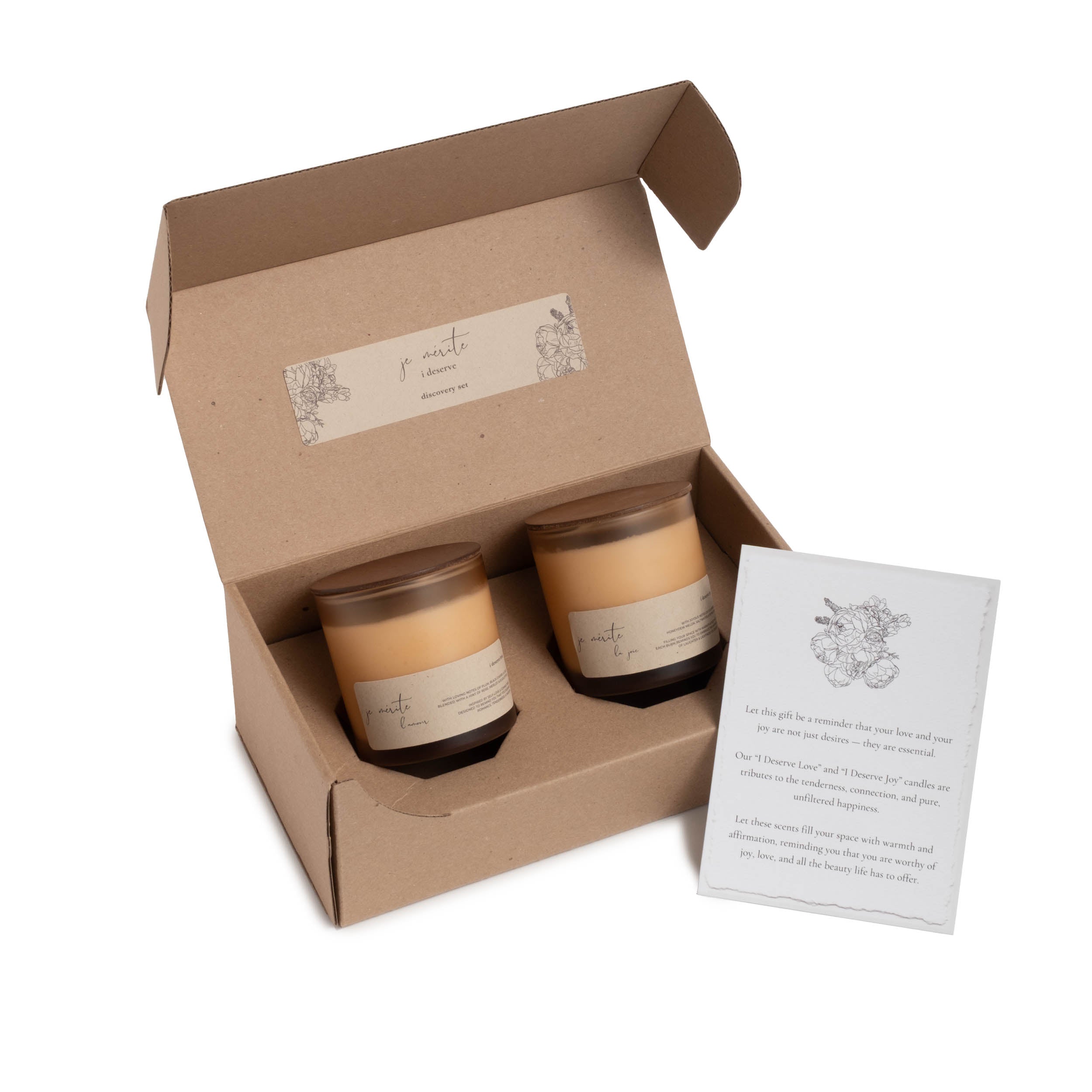 JE MÉRITE AROMATHERAPY DUOS - 8 OZ