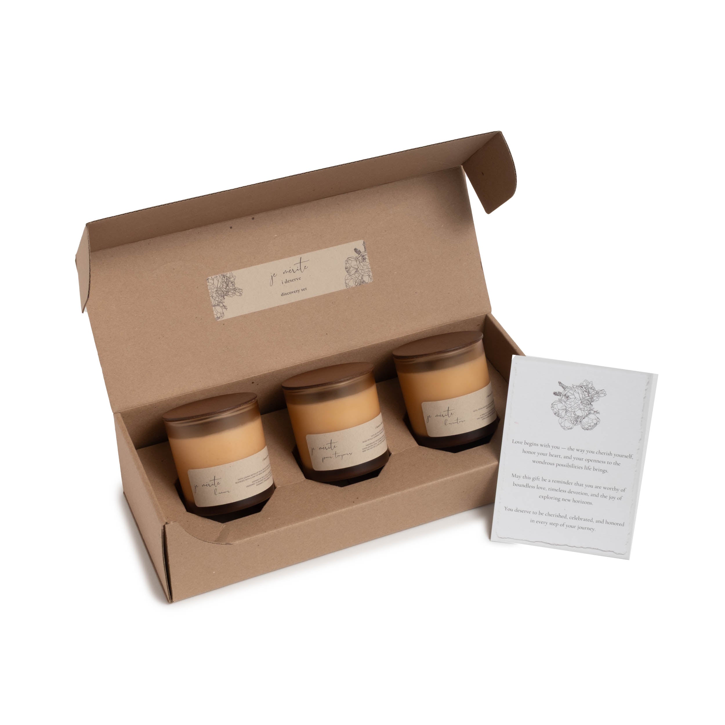 JE MÉRITE AROMATHERAPY DISCOVERY TRIOS - 8 OZ