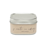 i deserve sanctuary - black cardamom & leather candle