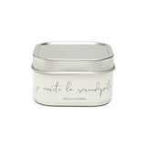 i deserve serendipity - nag champa & honeysuckle candle