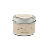 i deserve adventure -  basil & rose candle