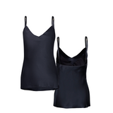 silk camisole and short set in noire