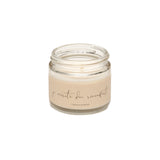 i deserve comfort candle - pumpkin spice, cinnamon, & buttercream