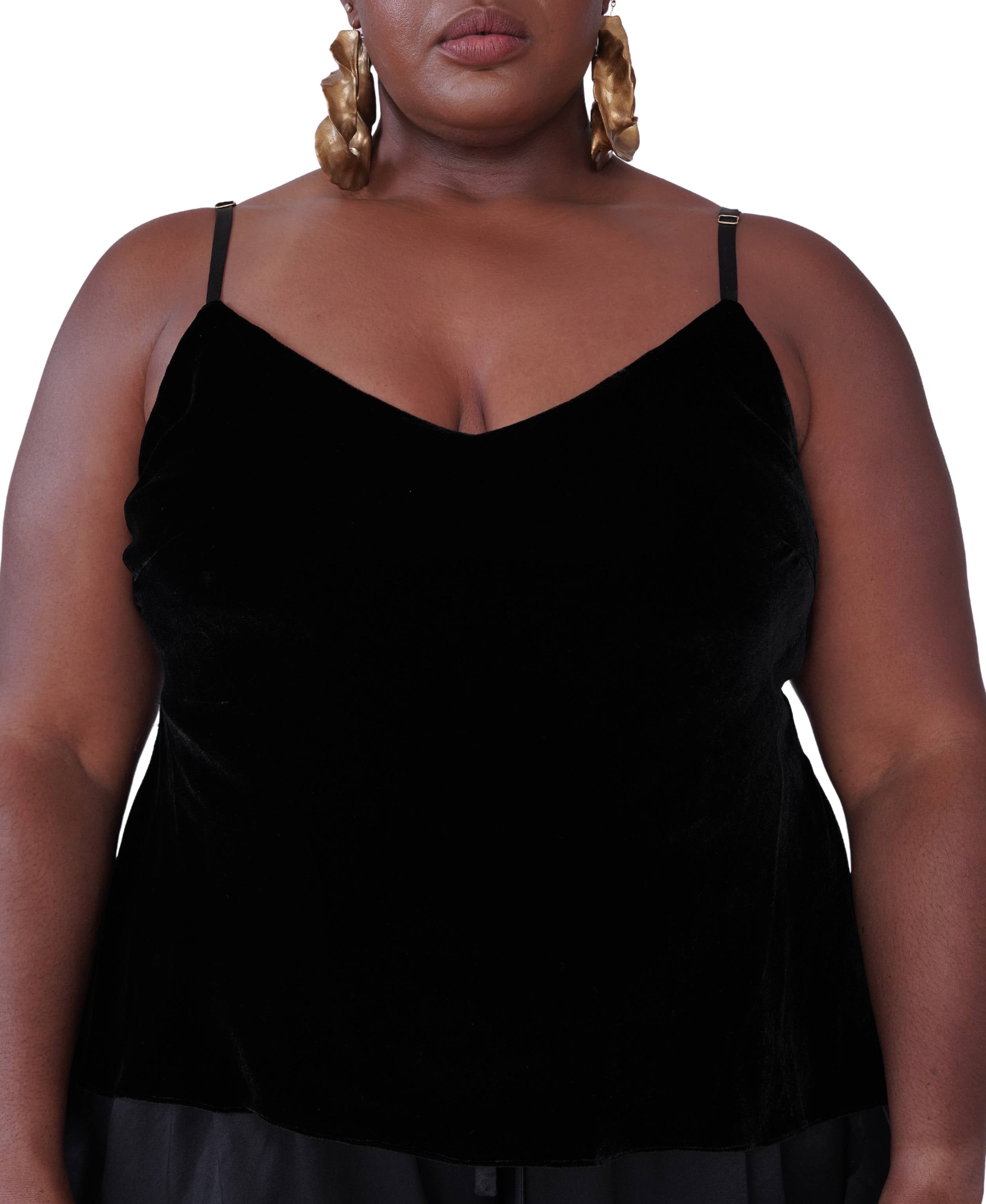 Velvet camisole VICTORIA'S SECRET Black size 10 US in Velvet - 27383744