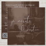 i deserve kismet - chai & anise candle