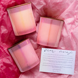 breast cancer awareness gift set - i deserve healing, tranquility & renewal - 13 Oz
