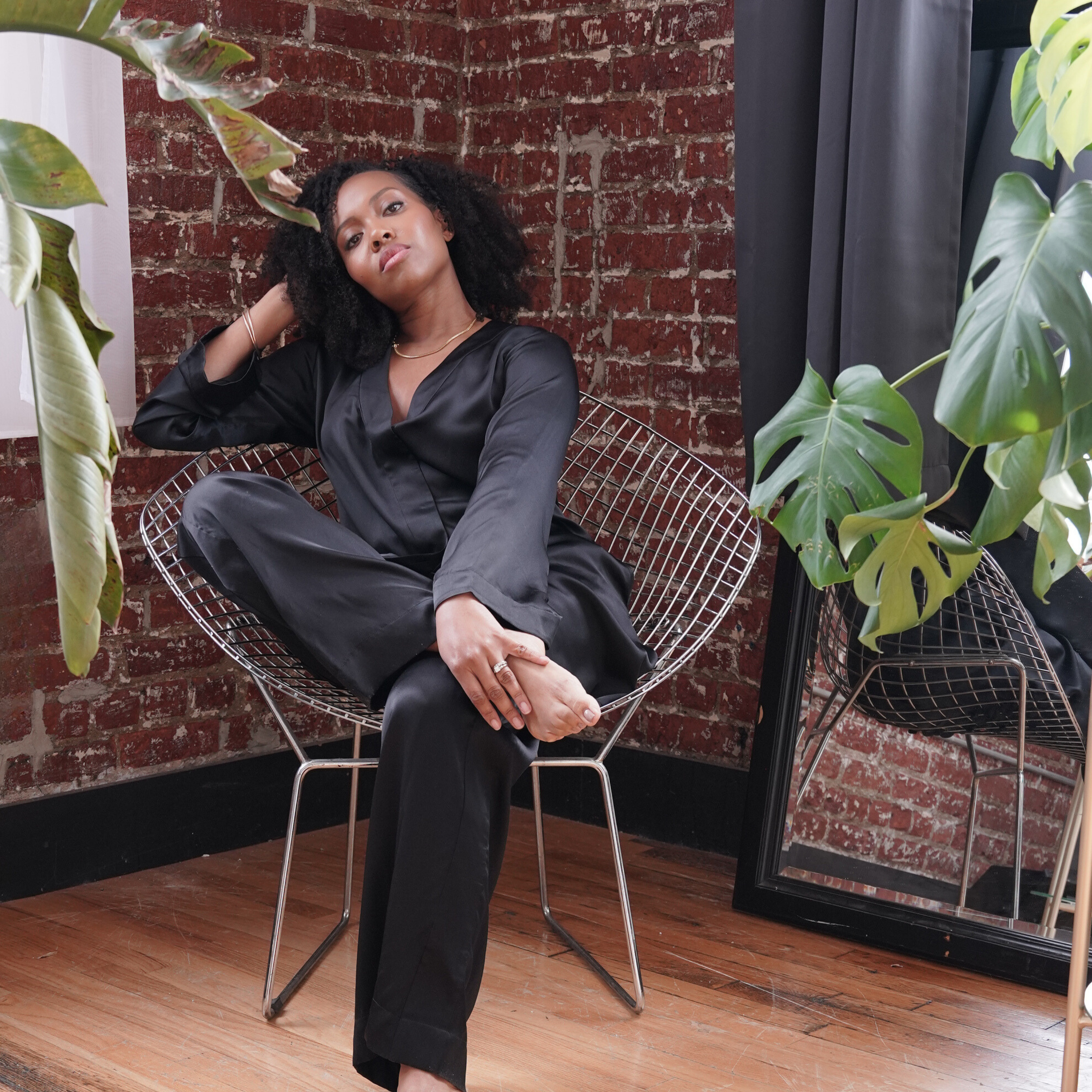 jemerite_shirtdress_and_tuxedo_pant_set_noire_485usd