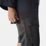 made in the softest washed silk charmeuse, this bermuda short has an elastic waistband and drawstring closure  wear with a je mérite coordinating top or your favorite lingerie  wide elastic waist with drawstring closure sits at natural waist  sensual fit  washed 100% silk charmeuse  designed and made in new york city, new york - available in 0/2-20/22