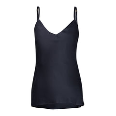 made in the softest washed silk charmeuse, our silk camisole is lined for added comfort and versatility  thin adjustable straps and slits at both sides  wear with a je mérite coordinating bottom, your favorite skirt or pant  v-neck neckline adjustable shoulder straps slits at both sides sensual fit  shell - washed 100% silk charmeuse lining - 100% polyester charmeuse designed and made in new york city, new york - available in 0/2-20/22